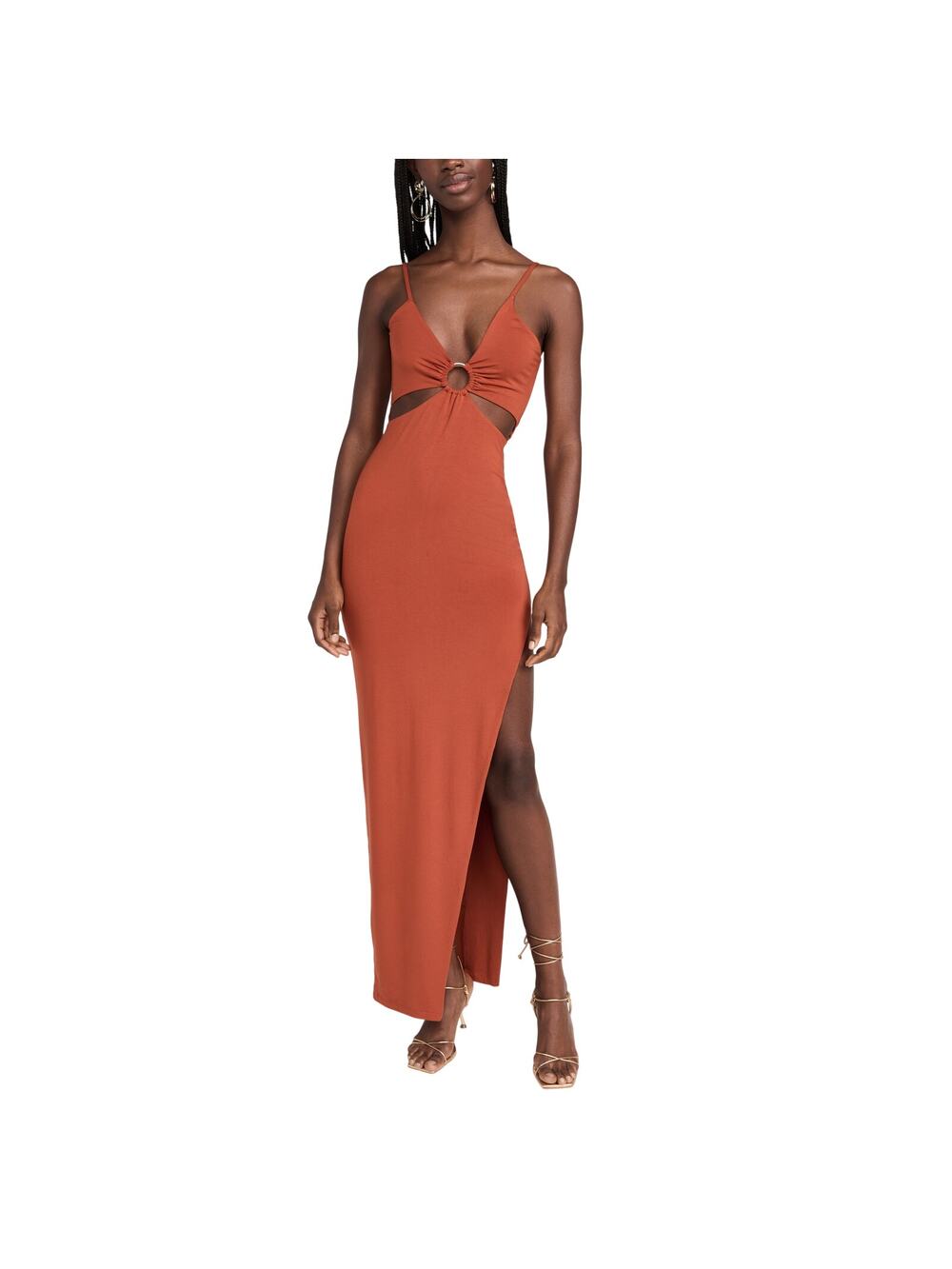 Shopbop Elegant Rust Solstice Os Maxi Dress Size XS